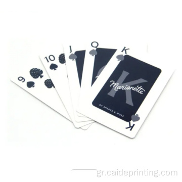 Κάρτες πόκερ καλύτερης ποιότητας εκτύπωση καρτών παιχνιδιού Braille